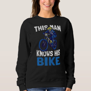 Sudadera Hombres a los que este hombre conoce a sus ciclist