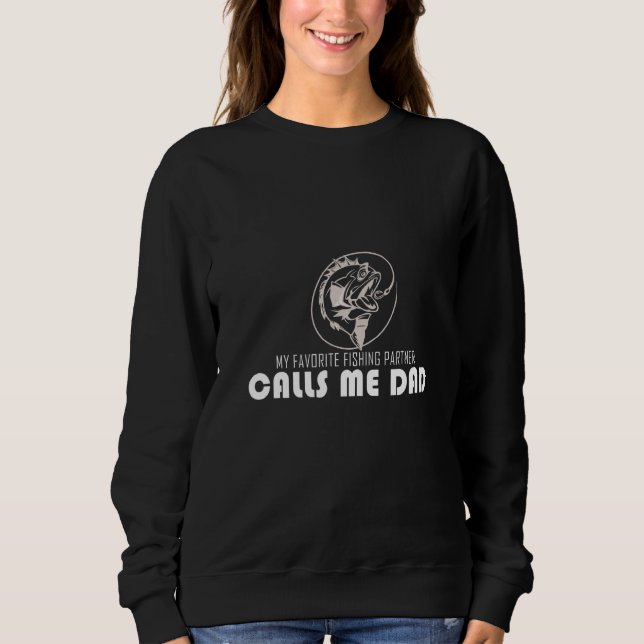 Sudadera Hombres a los que mi pareja de pescadores me llama (Anverso)