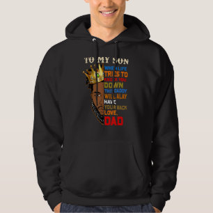 Sudadera Hombres A Mi Hijo Cuando La Vida Trata De Golpeart
