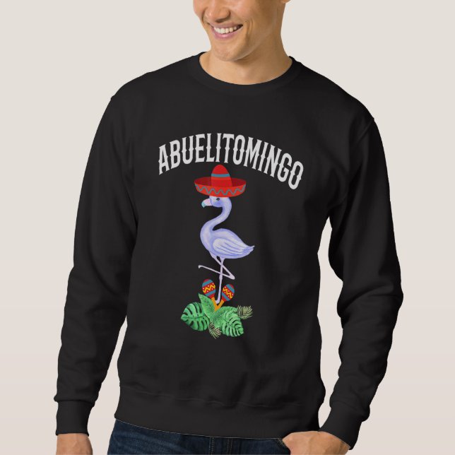 Sudadera Hombres Abuelitomingo Flamingo con (Anverso)