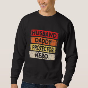 Sudadera Hombres Abuelo Padres Día Esposo Papi Protector H