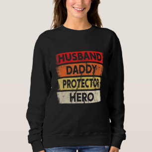 Sudadera Hombres Abuelo Padres Día Esposo Papi Protector H