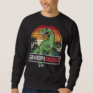 Sudadera Hombres Abuelo Rex Dinosaurio Abuelo Saurus Fam