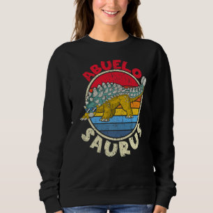 Sudadera Hombres Abuelo Saurus I Ankylosaurus Dinosaur I Fa