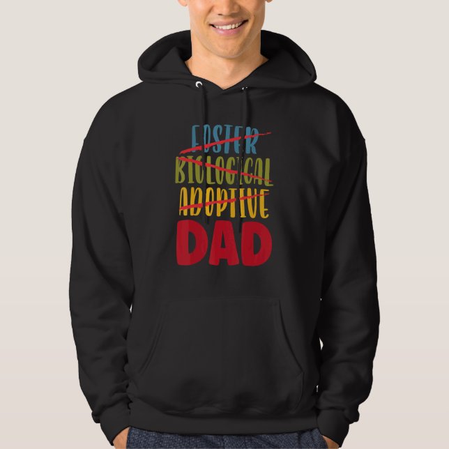 Sudadera Hombres Adoptivos Papá Invitación Adopción Aliment (Anverso)