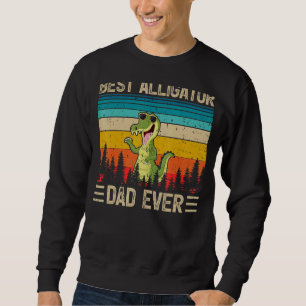 Sudadera Hombres Alligator Vintage Mejor Alligator Dad