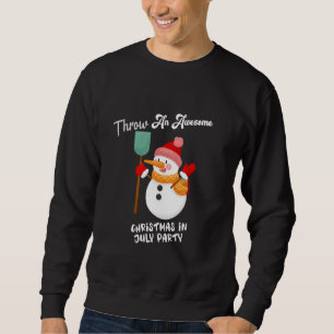 Sudadera Hombres Arrojan A Un Impresionante Navidad En Juli