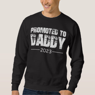 Sudadera Hombres Ascendidos a Papá 2023 Padre Bebé Niño Niñ