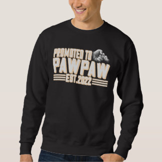 Sudadera Hombres Ascendidos A Pawpaw 2022 Nuevo Papá Primer