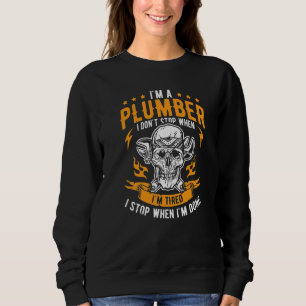 Sudadera Hombres Aunque Soy Un Fontanero No Me Detengo Cuan