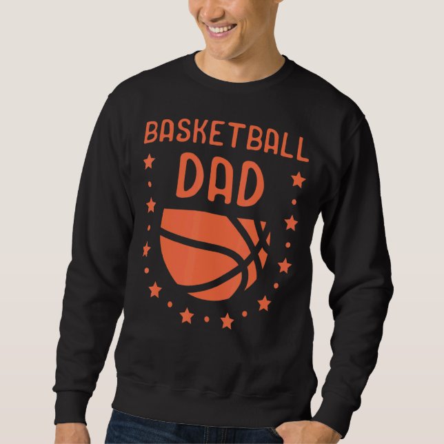 Sudadera Hombres Baloncesto Papi Fan Bball Mejor Papá Noel (Anverso)