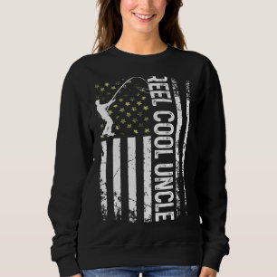 Sudadera Hombres Bandera Americana Reel Guay Tío Para Daddy