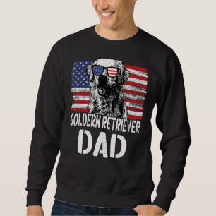 Sudadera Hombres Bandera Estadounidense Recuperan Goldern
