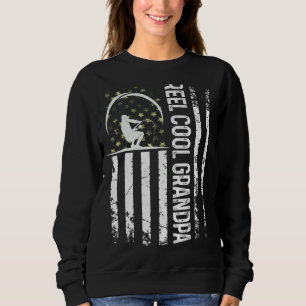 Sudadera Hombres Bandera Patriótica Reel Guay Abuelo Para P