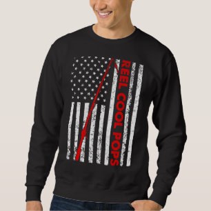Sudadera Hombres Bandera Vintage Padres De Guay Reel Estado