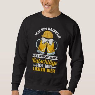 Sudadera Hombres Bauherr La Celebración De La Mug De Cervez