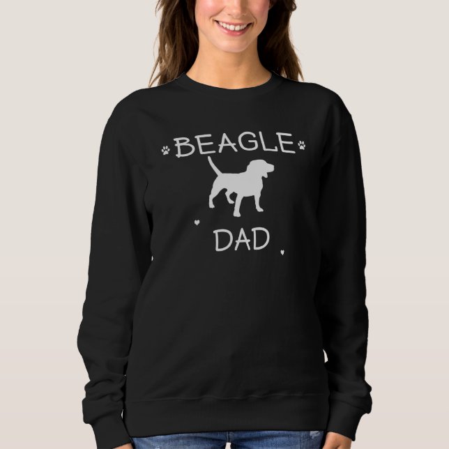 Sudadera Hombres Beagle Dad Beagle Dog Fiesta Costume Match (Anverso)