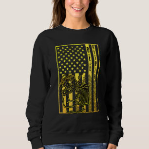 Sudadera Hombres Beekeepers bandera de Estados Unidos apicu