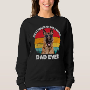 Sudadera Hombres Belga Malinois Dad Viste al Pastor Belga