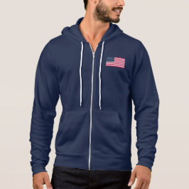 Sudadera Hombres Bella+Canvas Full-Zip Hoodie USA