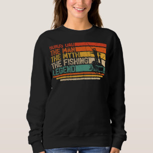 Sudadera Hombres Bono de Vintage Papá El Hombre Leyenda De
