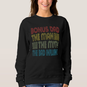 Sudadera Hombres Bonus Dad Man Mito Bad Influent Padre Step