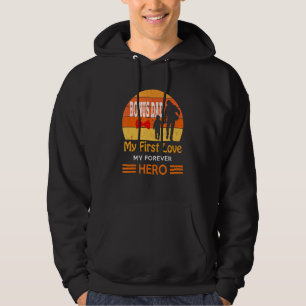Sudadera Hombres Bonus Papá Mi Primer Amor Mi Bono De Héroe