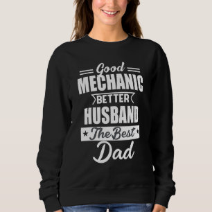 Sudadera Hombres Buen Mecánico Mejor Esposo Mejor Papá Día