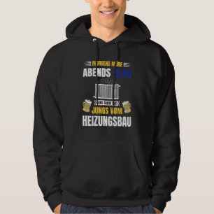 Sudadera Hombres Calefacción Plomero Mañana Cansado Noche A