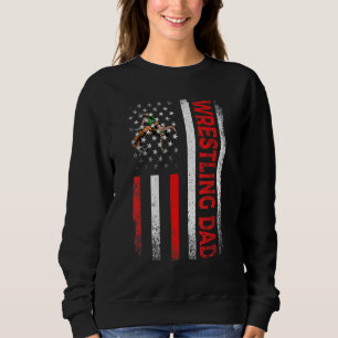 Sudadera Hombres clásicos retro bandera estadounidense luch