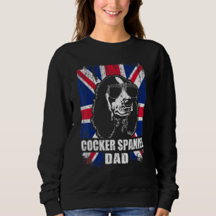 Sudadera Hombres Cocker Spaniel Dad Guay Uk Flag Vintage Re