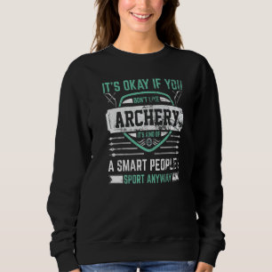 Sudadera Hombres con arqueros deportivos de vintage de tiro