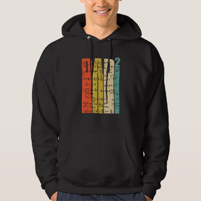 Sudadera Hombres Con Dos Hijos, Dos Papás Math Teacher (Anverso)