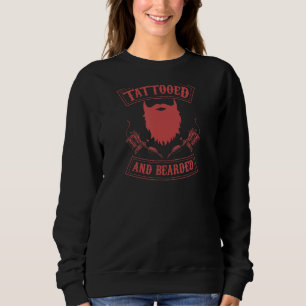 Sudadera Hombres Con Tatuaje Y Barba 1