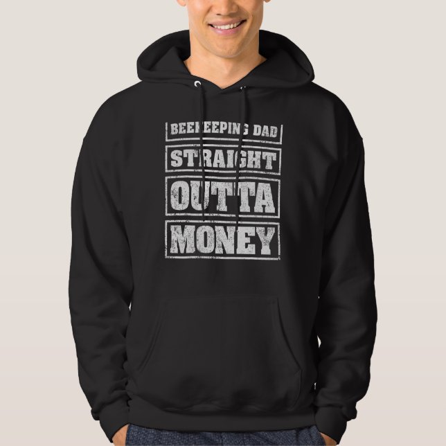 Sudadera Hombres Conservando A Papá Directamente Fuera Del  (Anverso)
