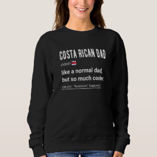 Sudadera Hombres Costa Rica papá definición Costa Rica Papi