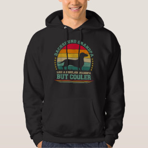 Sudadera Hombres Dachshund Perro Amante de la Vintage Dachs
