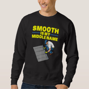 Sudadera Hombres de arte del acabado de hormigón papá Smoot