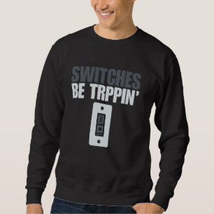 Sudadera Hombres De Arte Electricista Divertido Conmutador 