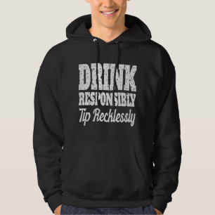 Sudadera Hombres de Barman divertidos beben de forma respon