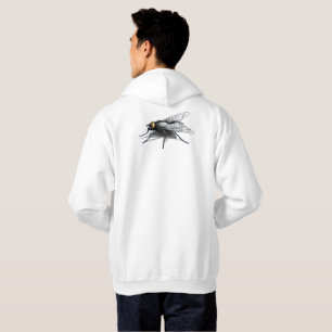 Sudadera Hombres de Buda de la mosca de la espalda
