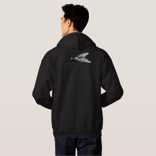 Sudadera Hombres de Buda de la mosca negra de vuelta