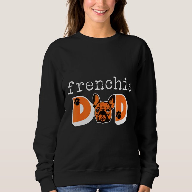 Sudadera Hombres de Bulldog de Francia (Anverso)