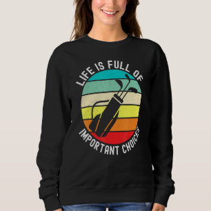 Sudadera Hombres De Golf Graciosos Retro Golfing Dad Golfer