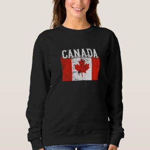 Sudadera Hombres de la bandera de Canadá viajan en viaje de