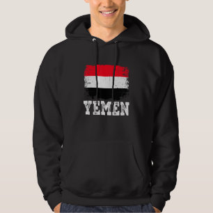 Sudadera Hombres de la bandera de Yemen con problemas Hombr