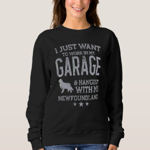 Sudadera Hombres de la Guarida del Garaje de Autos del Papá