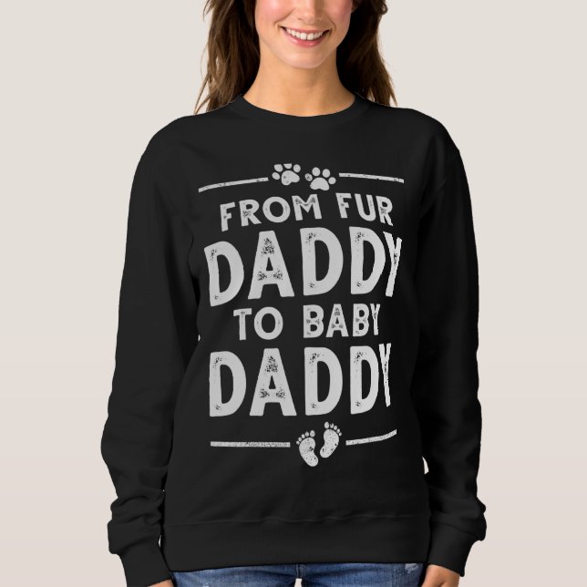 Sudadera Hombres De Papi Del Pie Al Niño Papi Perro Padre P (Anverso)