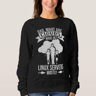 Sudadera Hombres De Qué Están Hechas Las Nubes Linux Compu