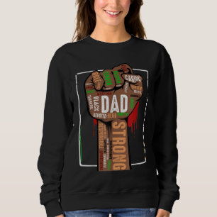 Sudadera Hombres de raza negra papá afroamericano Melanin O